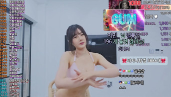 bj백하얀 비키니 리액션컷