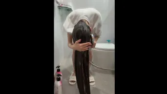 먕뜌 머리 감다가 핑두 노출_25-01-11