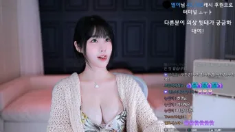 치지직 스트리머 한갱 팬티 노출