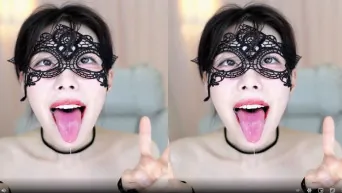 아헤가오 장인 502호_찰나 마스크벗기_리액션 현타